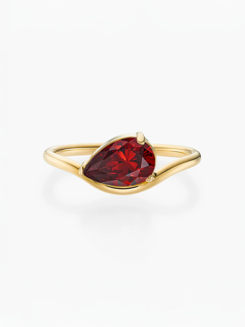 Cassie Golden Marquise Birthstone Ring