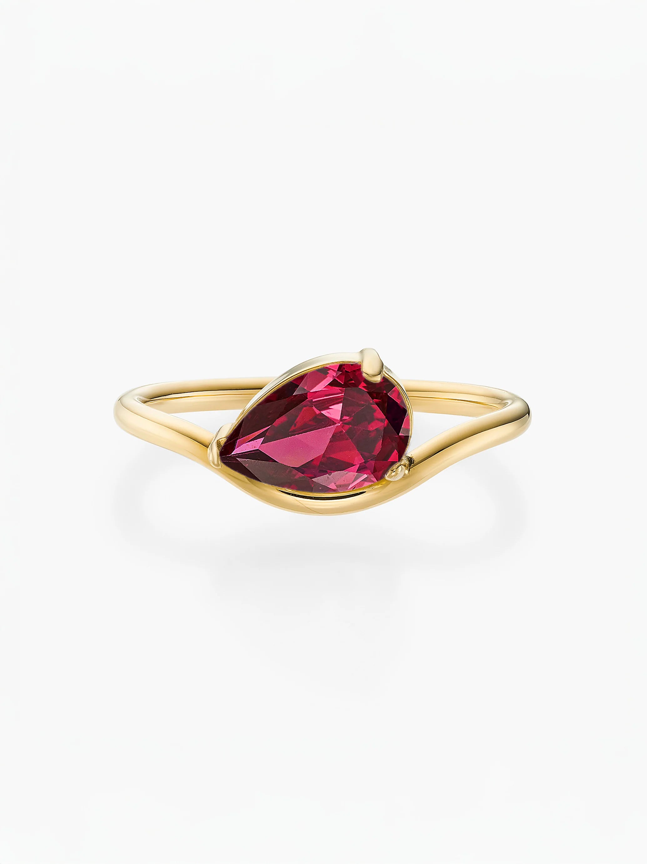 Cassie Golden Marquise Birthstone Ring