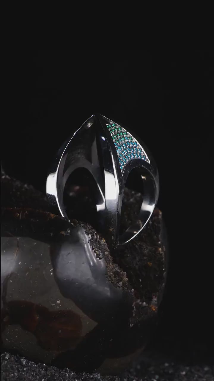 Triad Spark Statement Ring