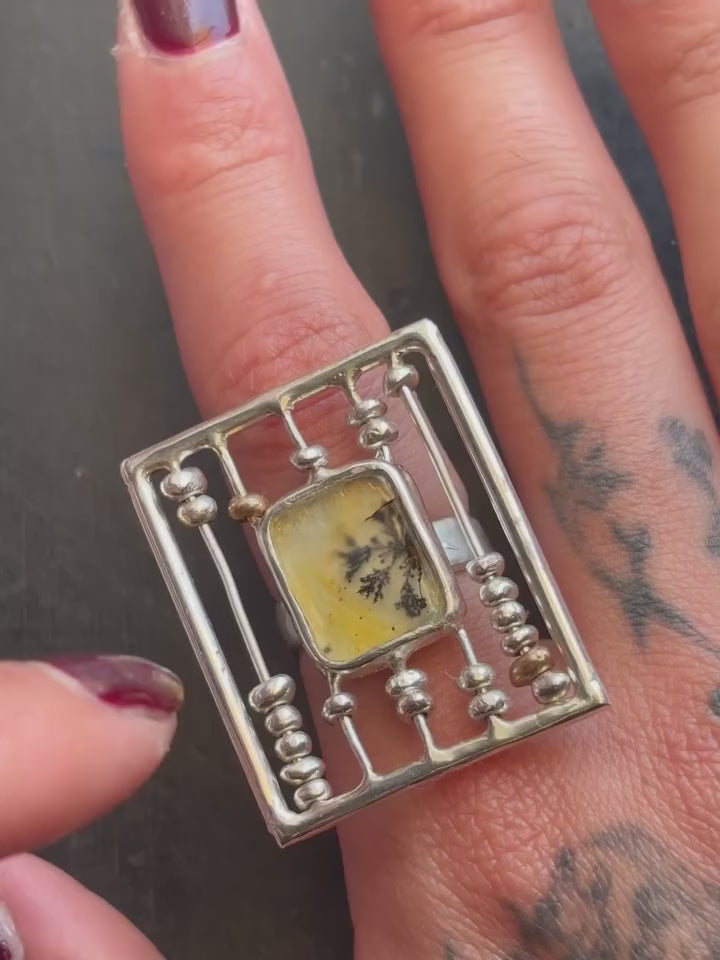 Abacus Statement Ring
