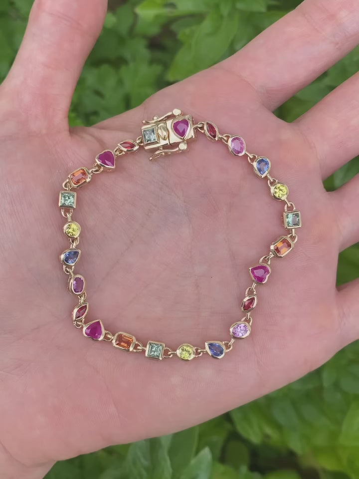 Vivienne Rainbow Bracelet (Size 2.4 Inch)