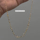 Golden Gleam Beaded Layered Chain