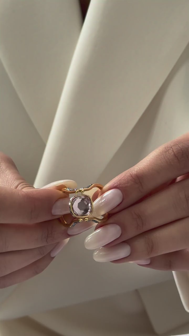 Enne Emerald Orbit Ring (two in one)