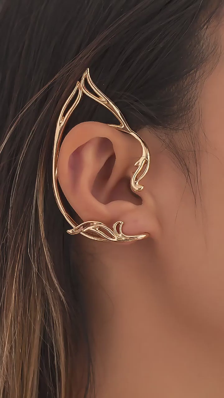 Seraphina Gold Ear Cuff Set