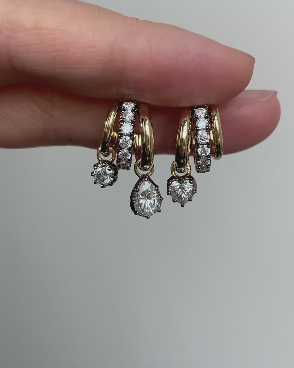 Chic Crystel Hoops for Women