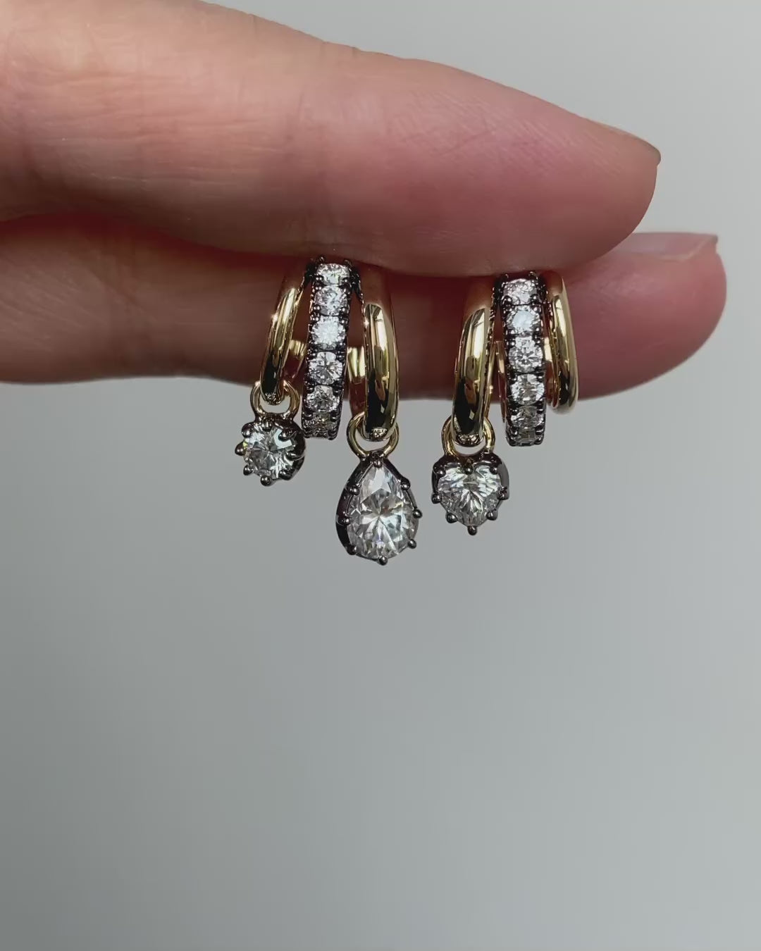 Chic Crystel Hoops for Women