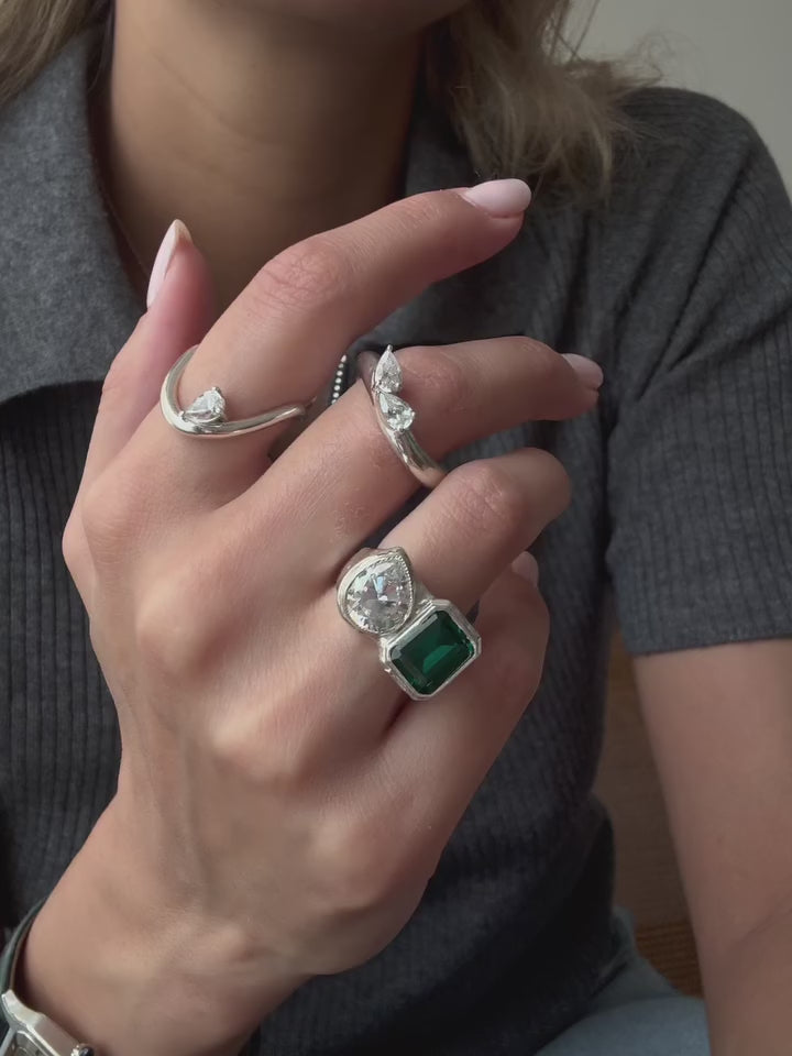 Gemini Trio Rings (Set of 3 ring)