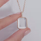 Baguette Heartfelt Crystal Pendant for Women