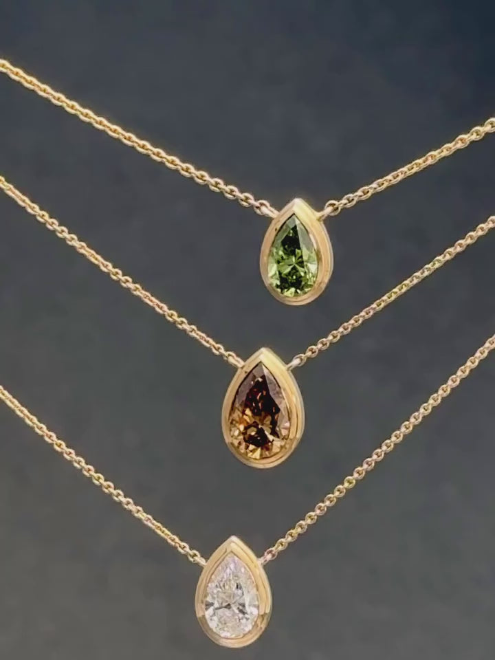 Elodie Pear Drop Pendant Necklace