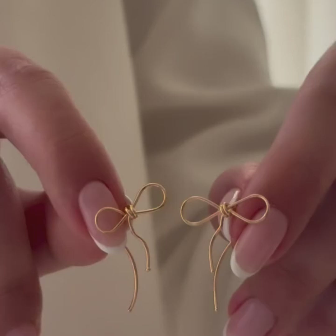 Sana Liora Bow Studs