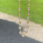 Reha Bezel-set crystal tennis necklace