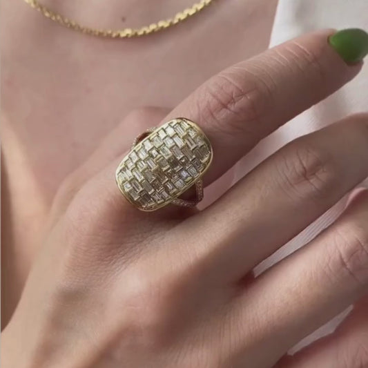 Giselle Mosaic Dome Ring