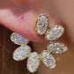 Movál Cut Circle Hoop Earrings in 18K Gold-Plated
