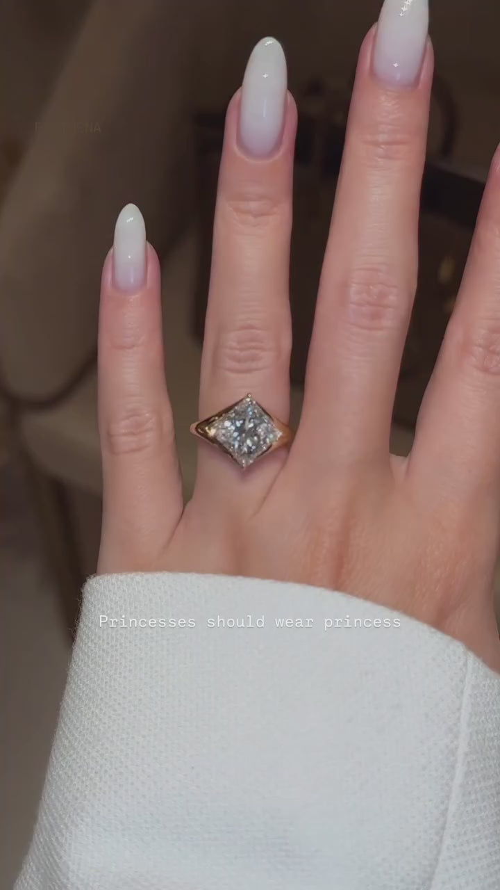 Victoria Princess Crystal Ring