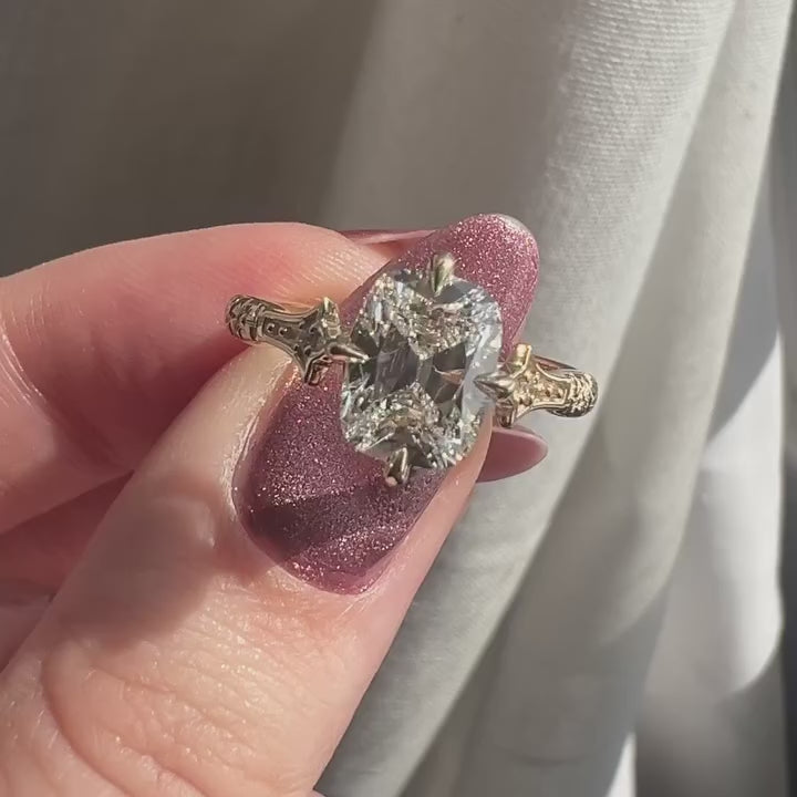 Celeste Oval Star Ring
