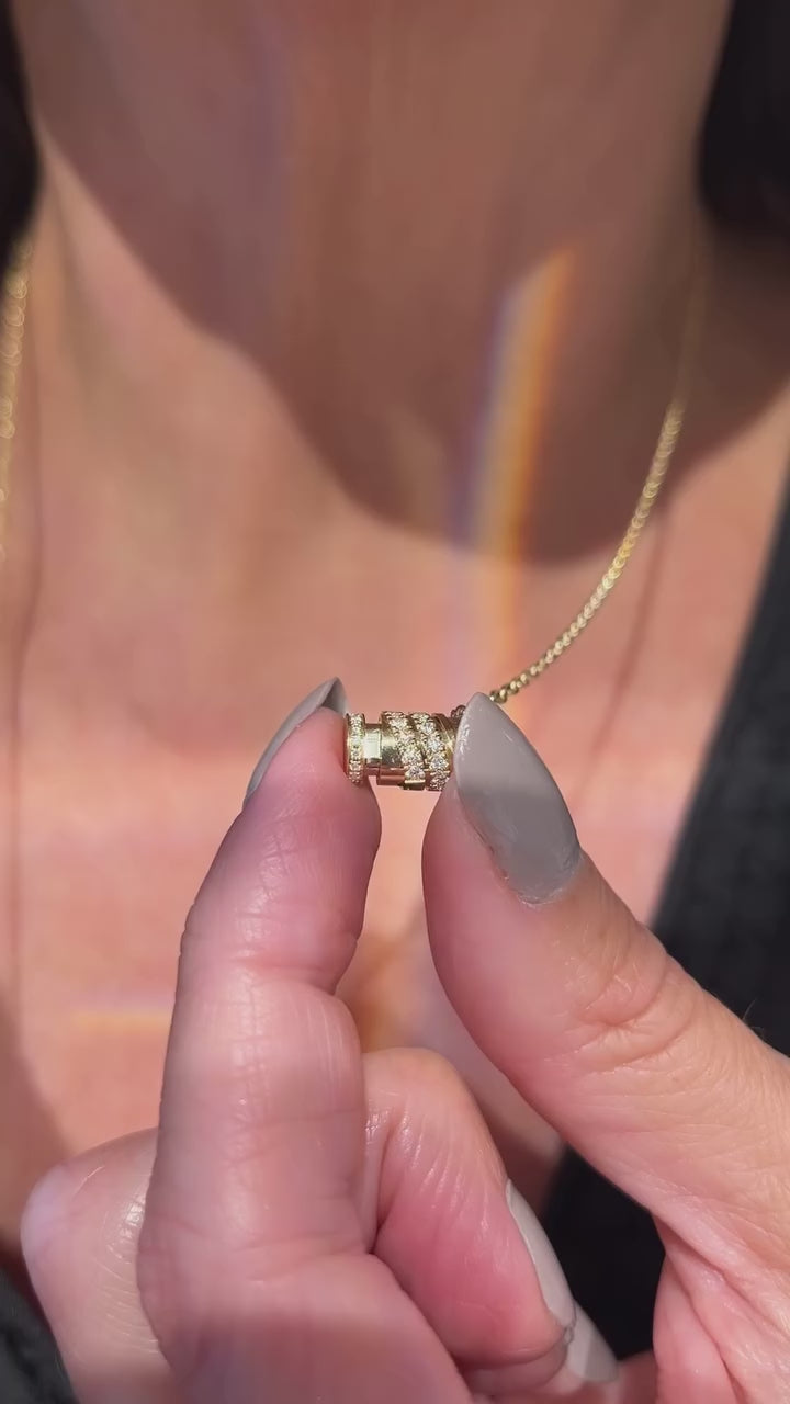 Lunelle Crystal Slider Lariat Necklace