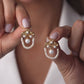 Odessa Pearl Drop Hoops