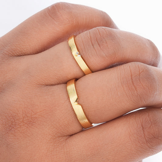 Ivy’s Eternal Love Band Ring for Couple