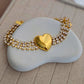 Rhea Heart Accent Crystal Necklace