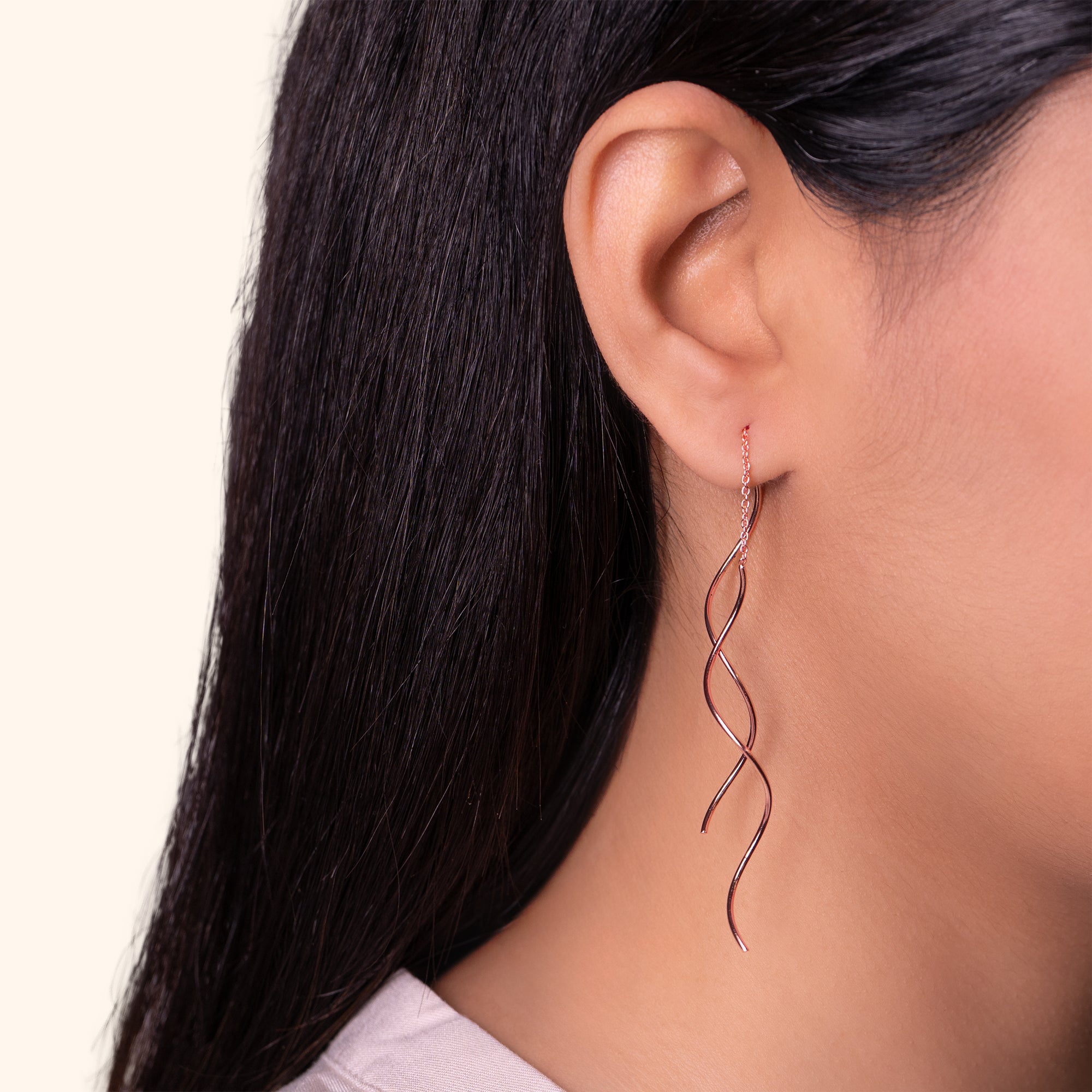Sia Twisted tassel Earrings
