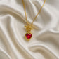 Lev Heart-Shaped Valentine Necklace