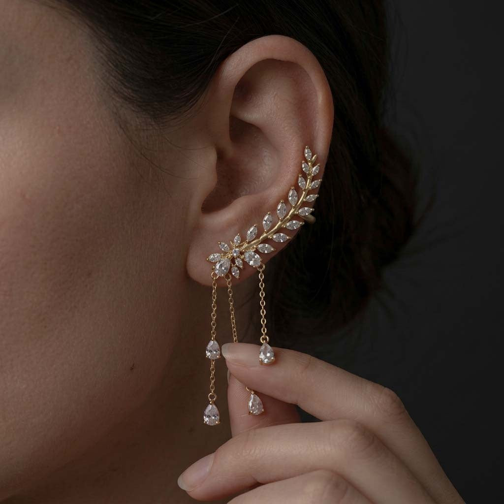 Sylvae Drape Ear Climber