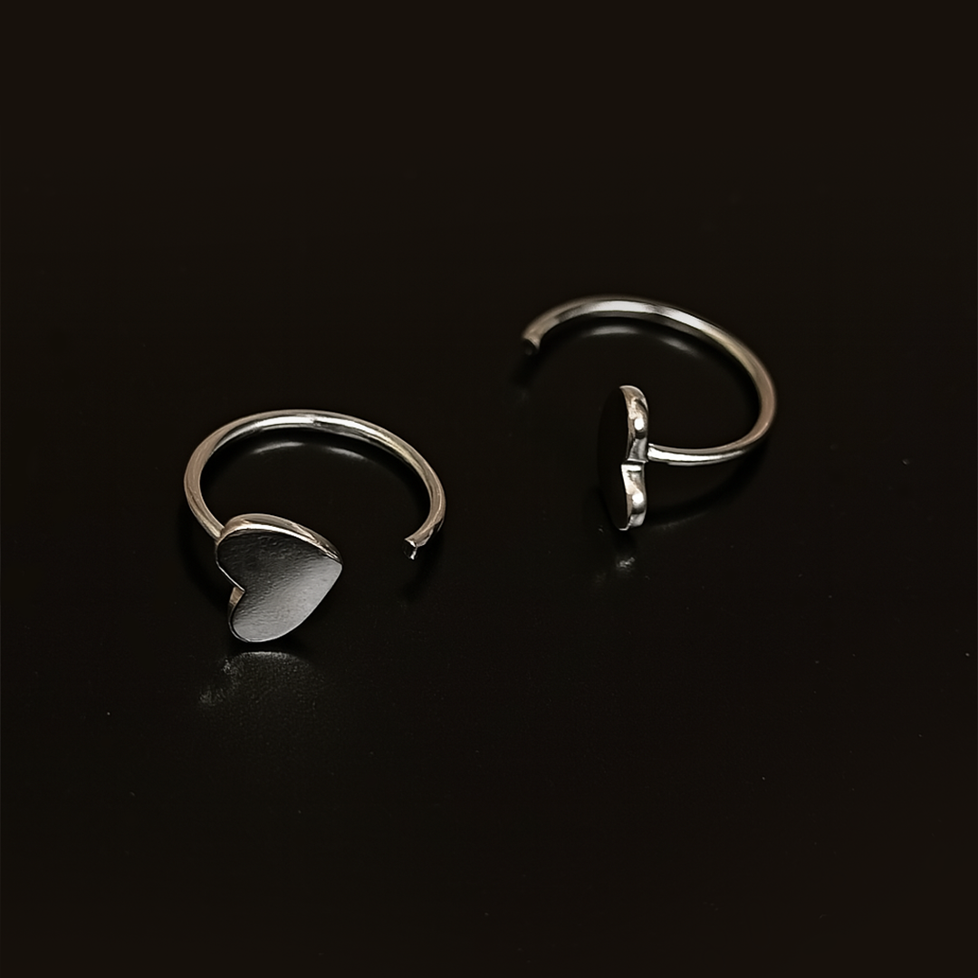 Milly Heart Ear Cuffs