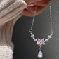 Mariana Pink Blossom Pendant Necklace for Women