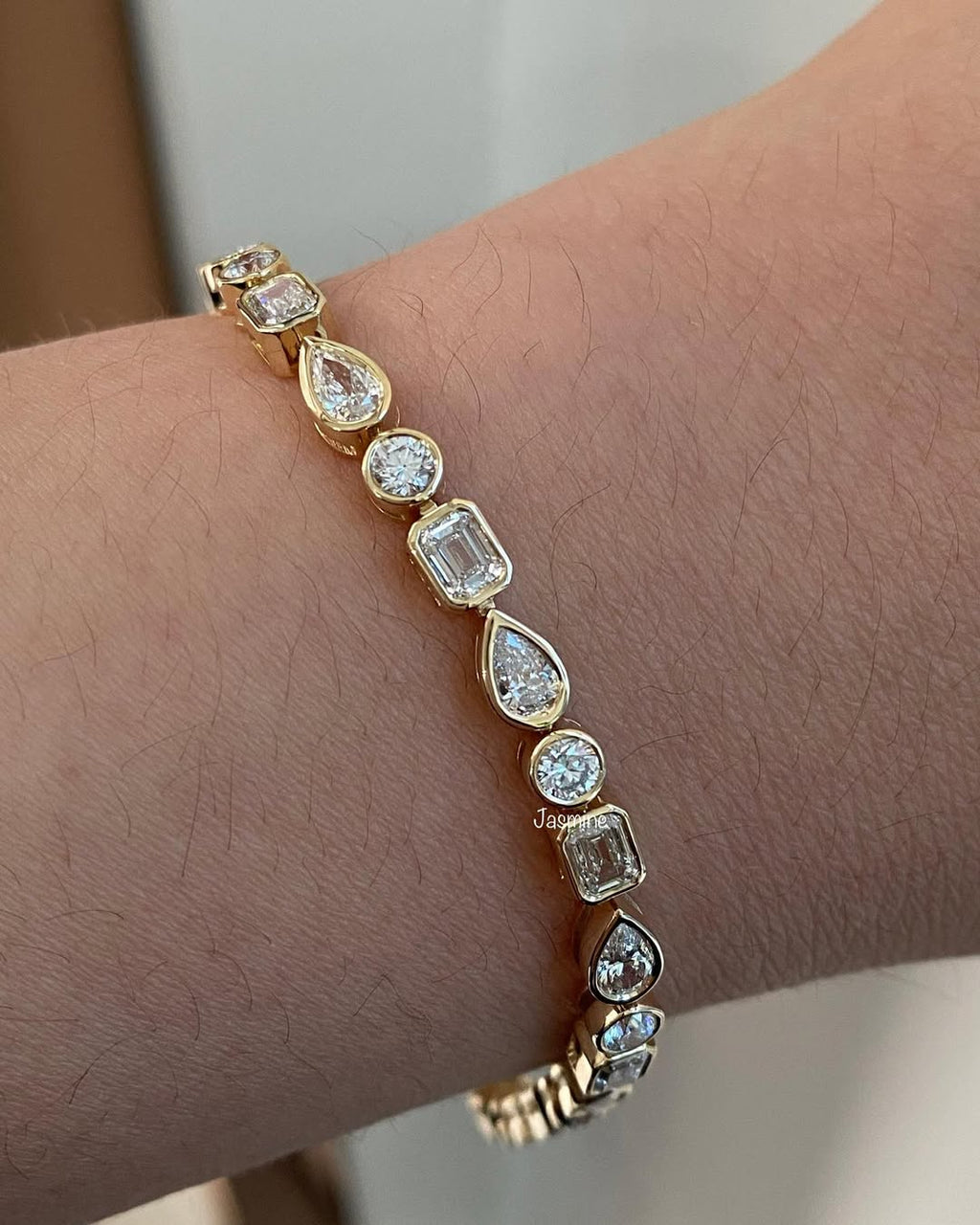 Vintage Stone Mosaic Bracelet