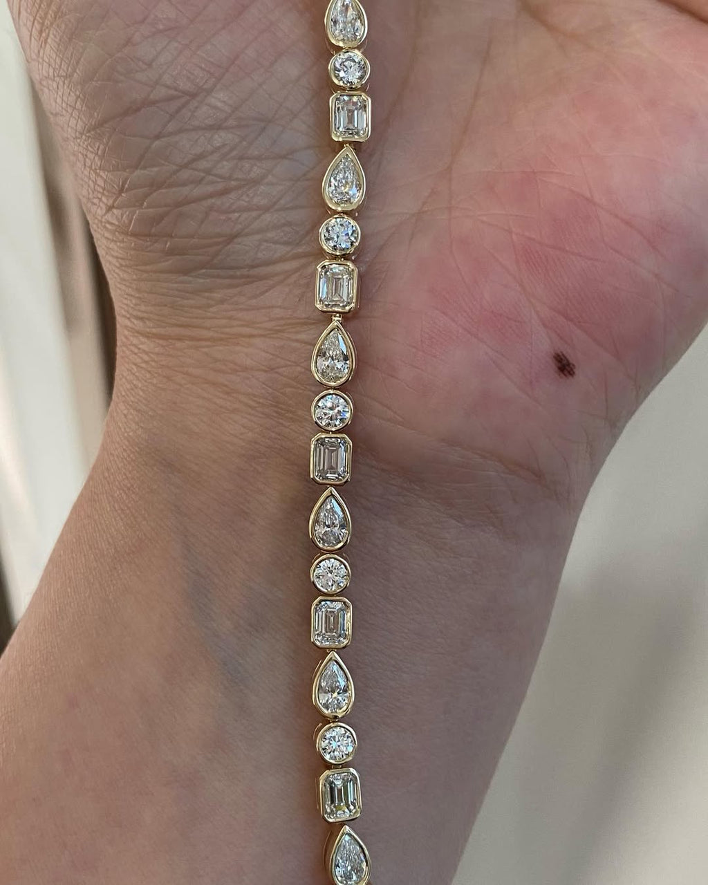 Vintage Stone Mosaic Bracelet