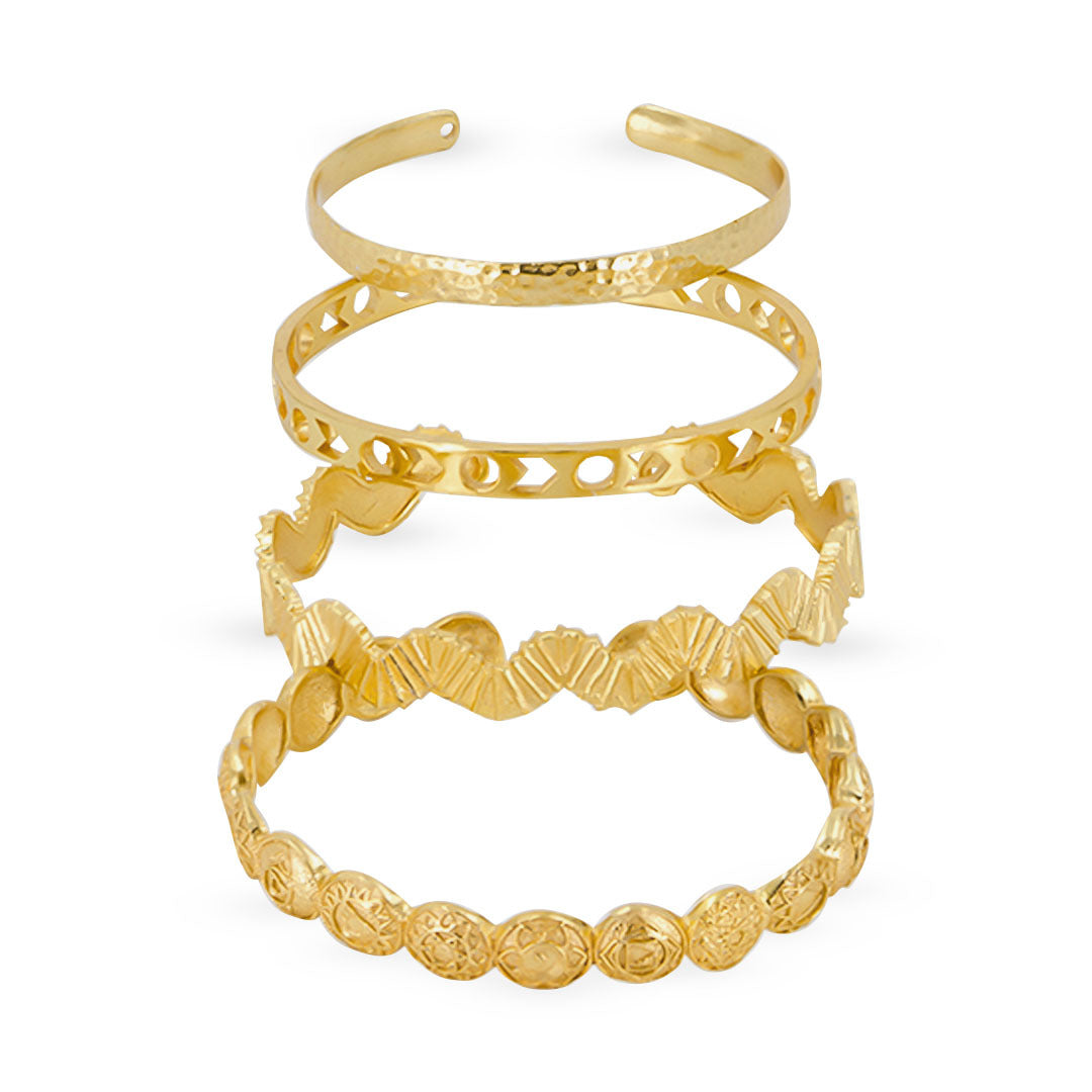 Harmony Stack-Stackable Bracelet Set of 4