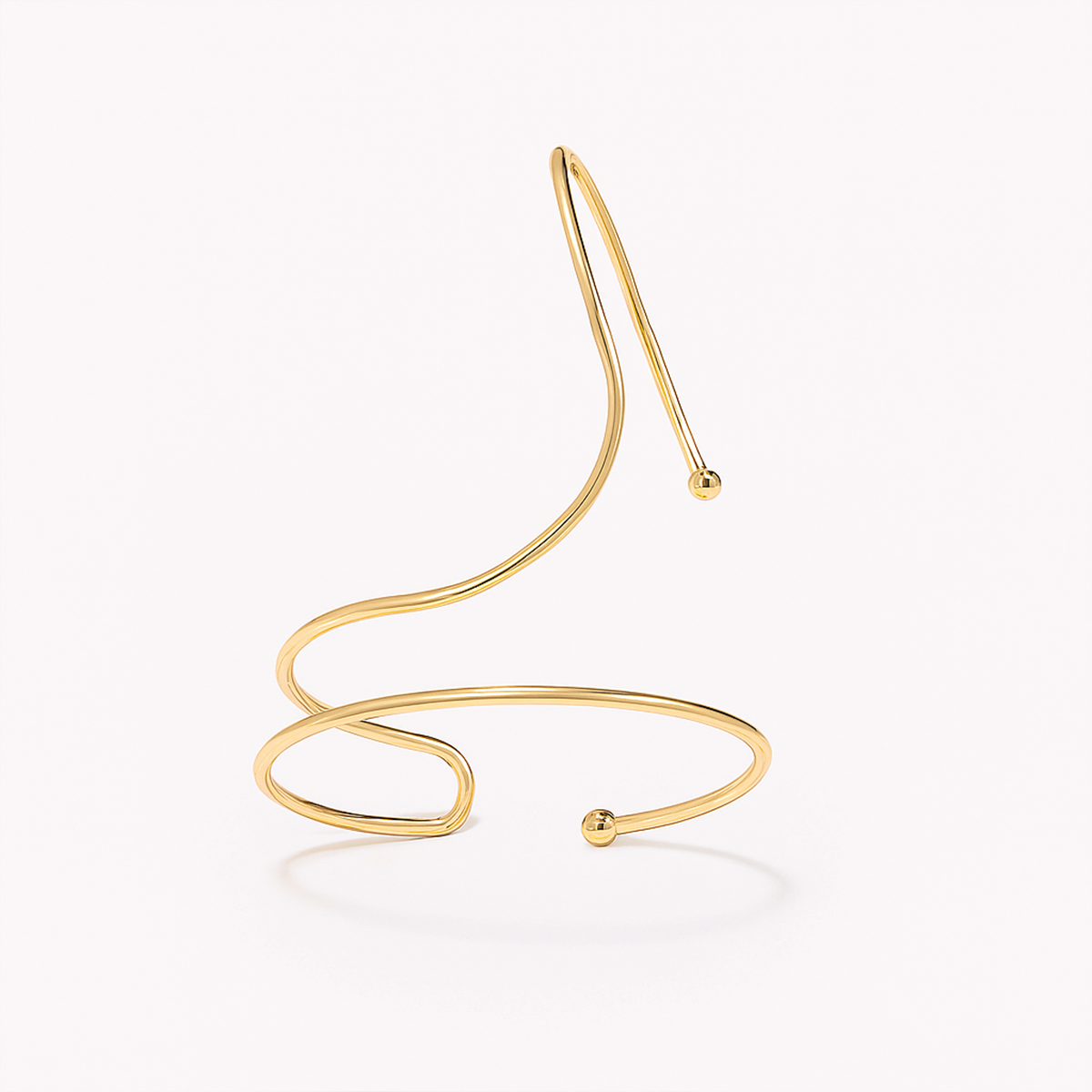 Zoya Spiral Hand  Cuff