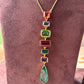 Twilight Cascade Multigem Statement Necklace
