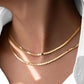 Sleek Square Link Necklace and Earring Set for Women