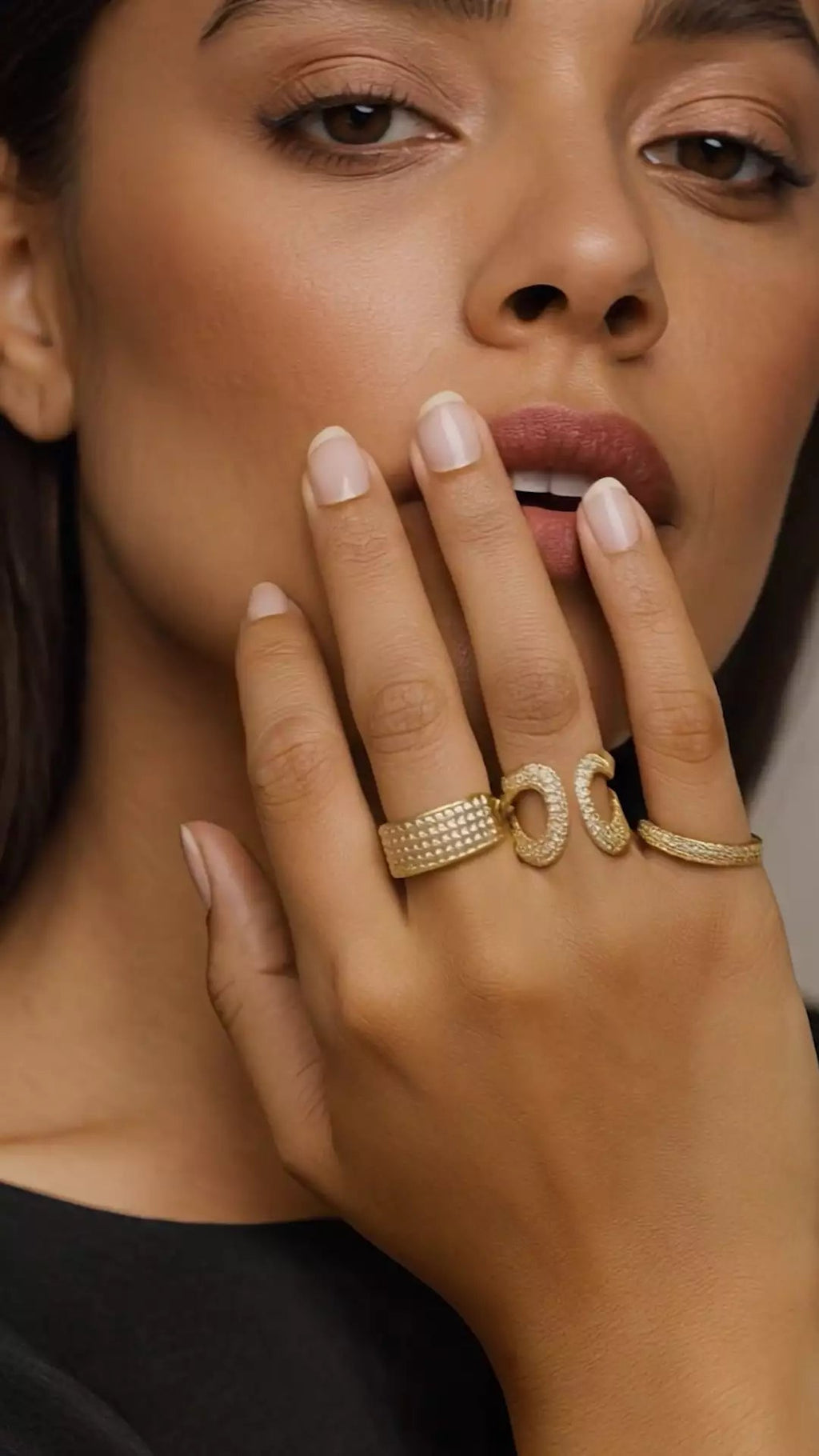 Valeria Zircon Ring Set for Women