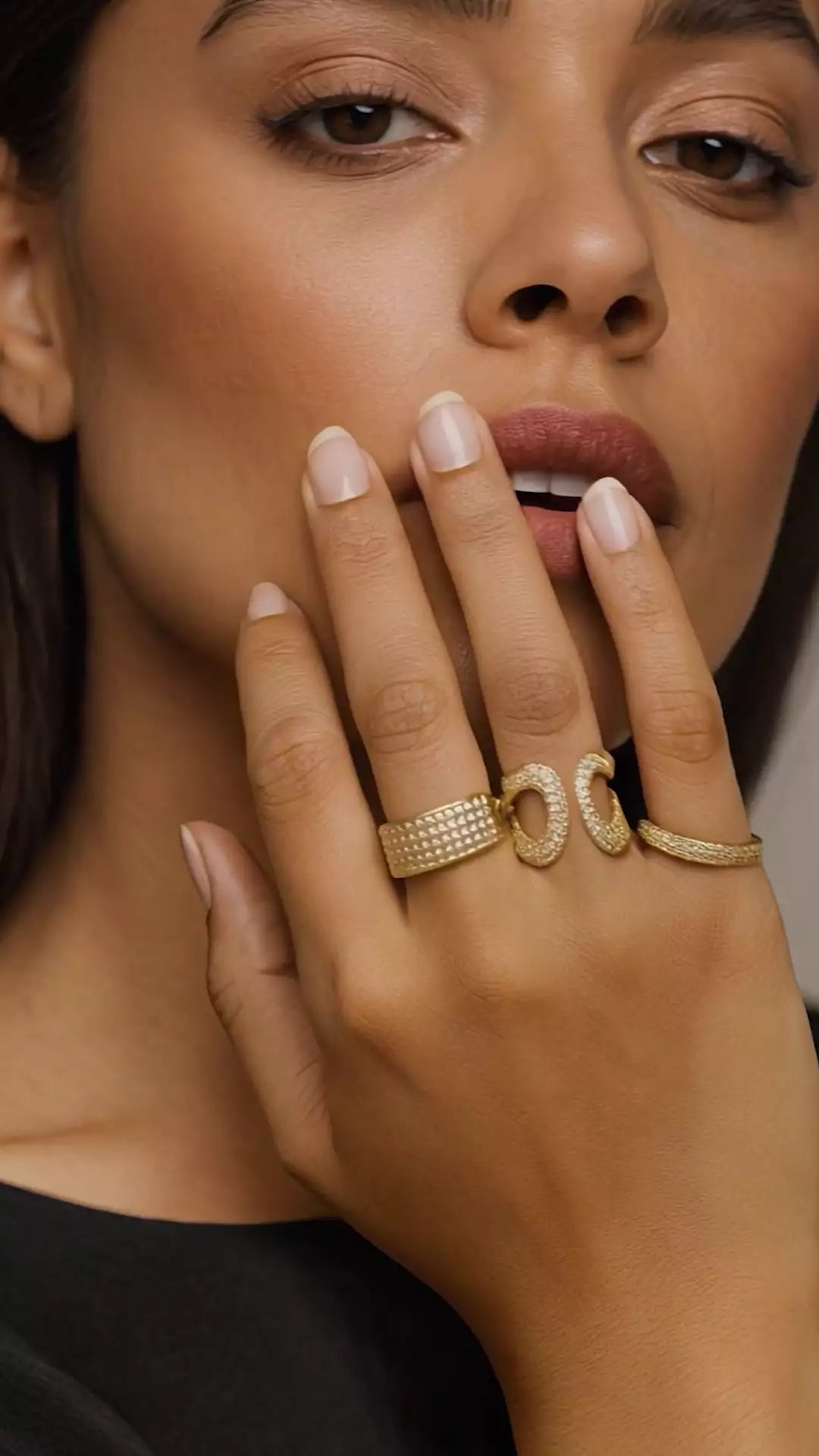 Valeria Zircon Ring Set for Women