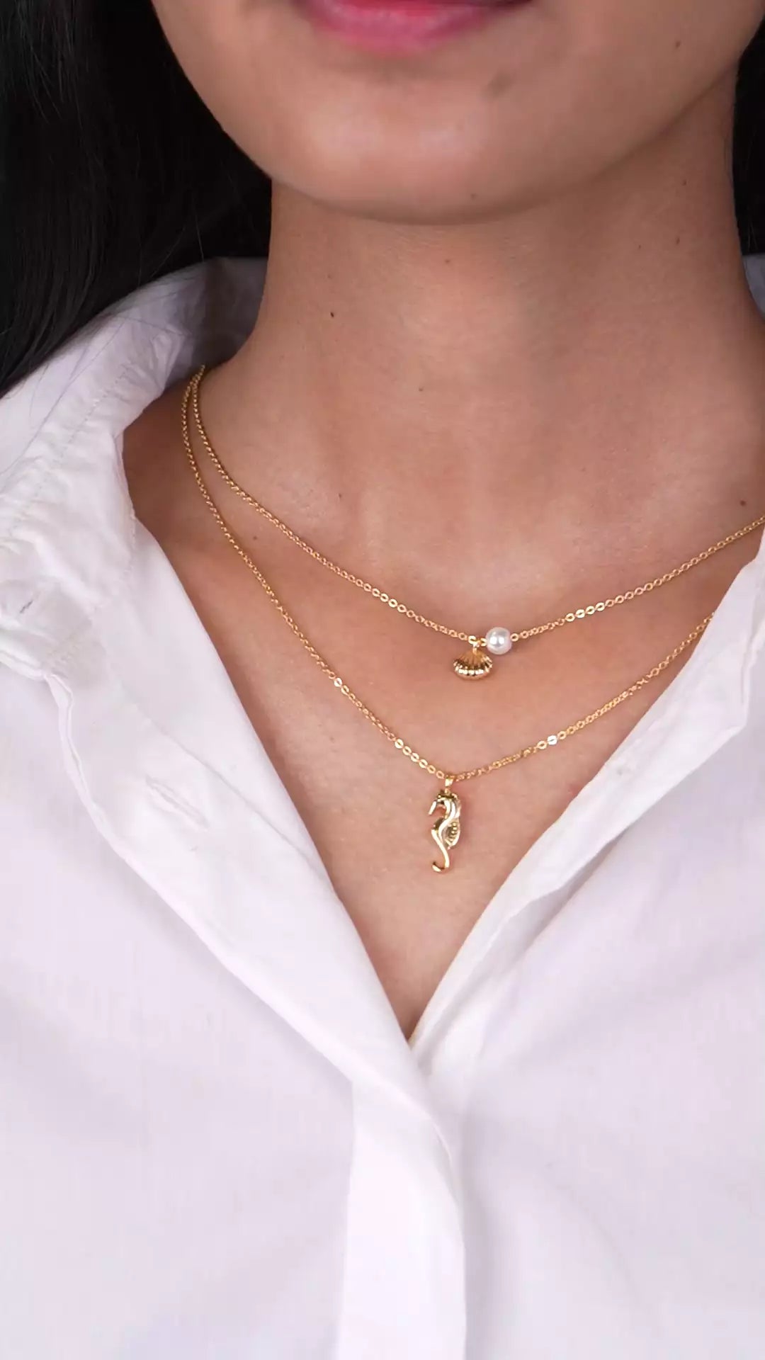 Ocean Charm Necklace for Women