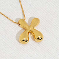 Hana's Bubble Initial Necklace